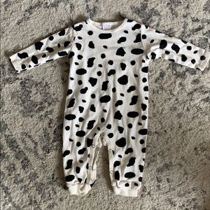 Cow print romper